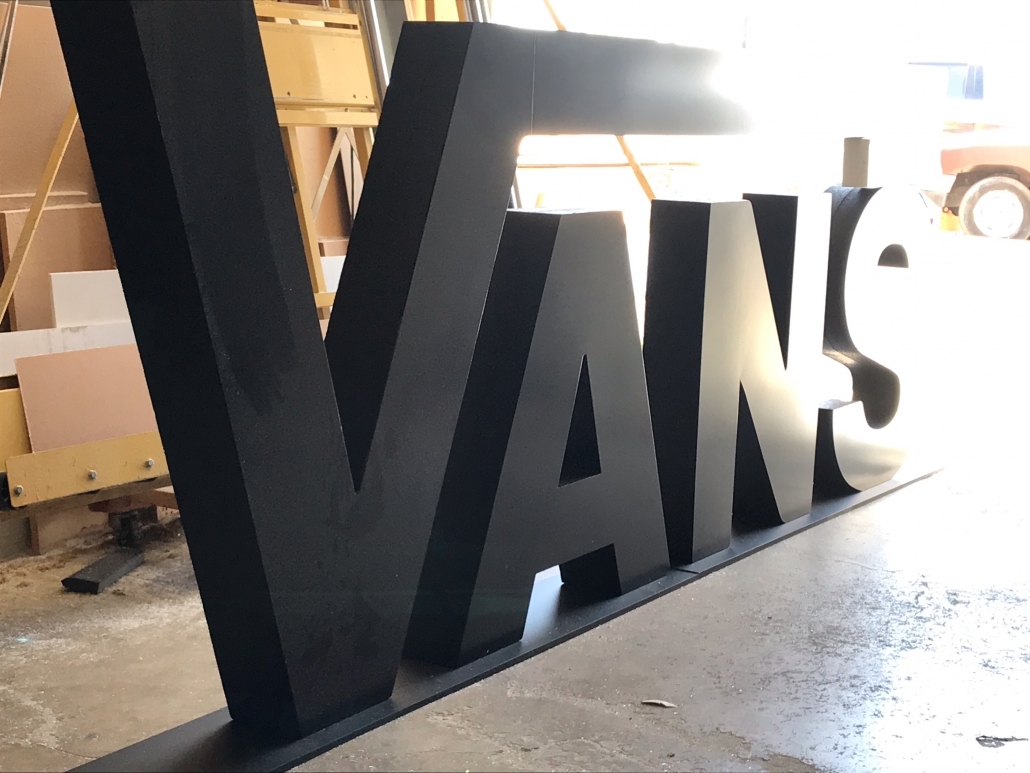 Free Standing Sample Gallery Letters Etc